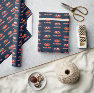 Papier Cadeau Université d'Auburn   Auburn Tigers