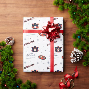 Papier Cadeau Université d'Auburn   Motif de vacances