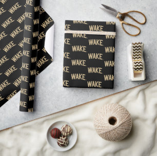 Papier Cadeau Université Wake Forest Arche de réveil