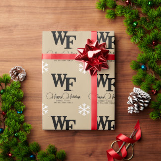 Papier Cadeau Université Wake Forest | WF