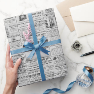 Papier Cadeau Unwrap Nostalgia : Le graphique des mammouths de S