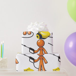 Papier Cadeau Utilisation D'Une Lave-Pression