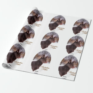 Papier Cadeau Vacances australiennes de Noël de Kelpie