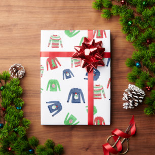 Papier Cadeau Vacances de Noël moche