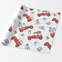 Vacances Envelopper voiture rouge