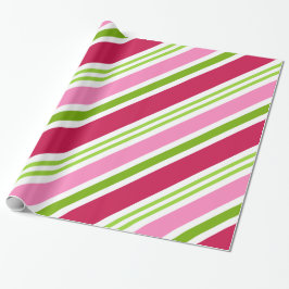 Papier Cadeau Vacances rose rétro bonbon Papier d'enveloppement 