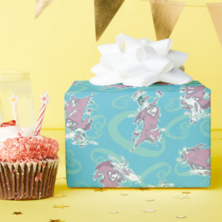 Papier Cadeau Vache et poulet Super Vache Motif