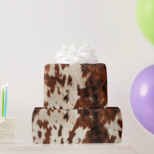 Papier Cadeau Vachette à crème Brown