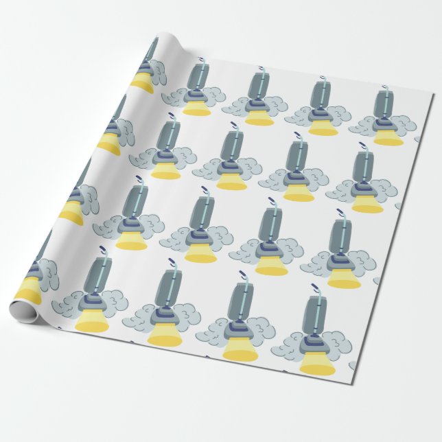 Papier Cadeau Vacuumage poussiéreux (Déroulé)