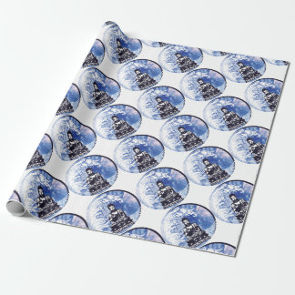 Papier Cadeau Vague d'eau profonde de Bouddha