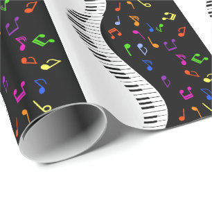 Papier Cadeau Vagues musicales