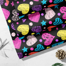 Valentine Chalk Hearts II | Enveloppe cadeau Valen