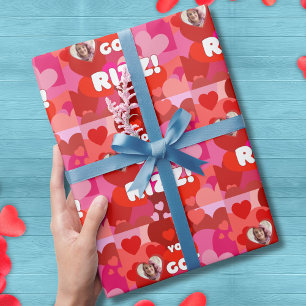 Papier Cadeau Valentine Heart Pop