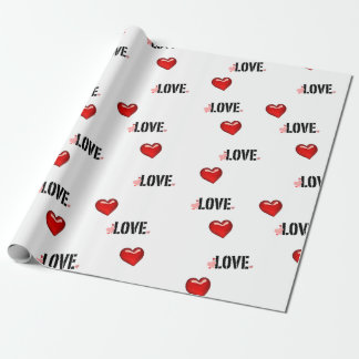 Papier Cadeau Valentine's day Wrapping Paper Roll