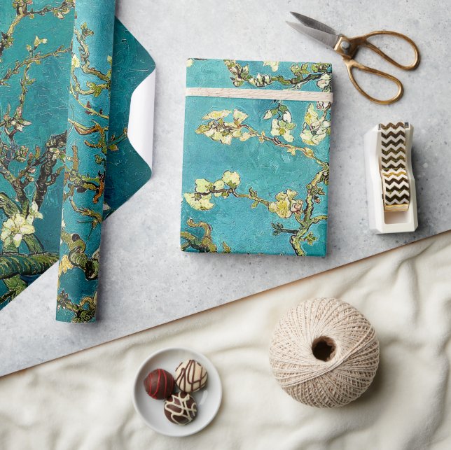 Papier Cadeau Van Gogh Almond Blossoms Classic Impressionism (Artisanat)