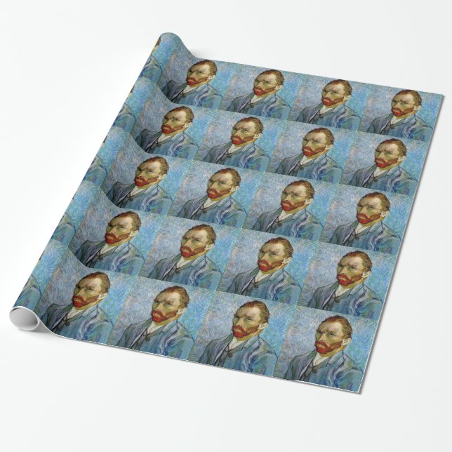 Papier Cadeau Van Gogh Autoportrait (Déroulé)