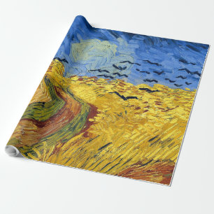 Papier Cadeau Van Gogh Champs de blé Impressionniste Peinture