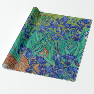 Papier Cadeau Van Gogh Irises Floral Peinture