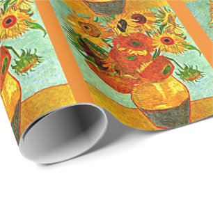 Papier Cadeau Van Gogh - Tournesols 12