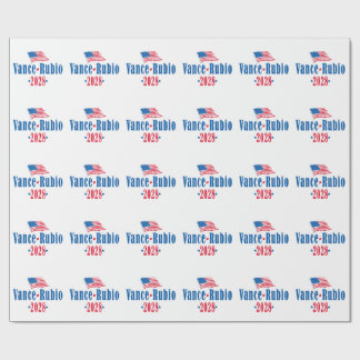 Papier Cadeau Vance Rubio 2028 (flag)