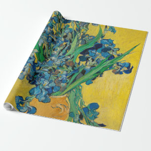 Papier Cadeau Vase Van Gogh avec Iris Classic Impressionnisme