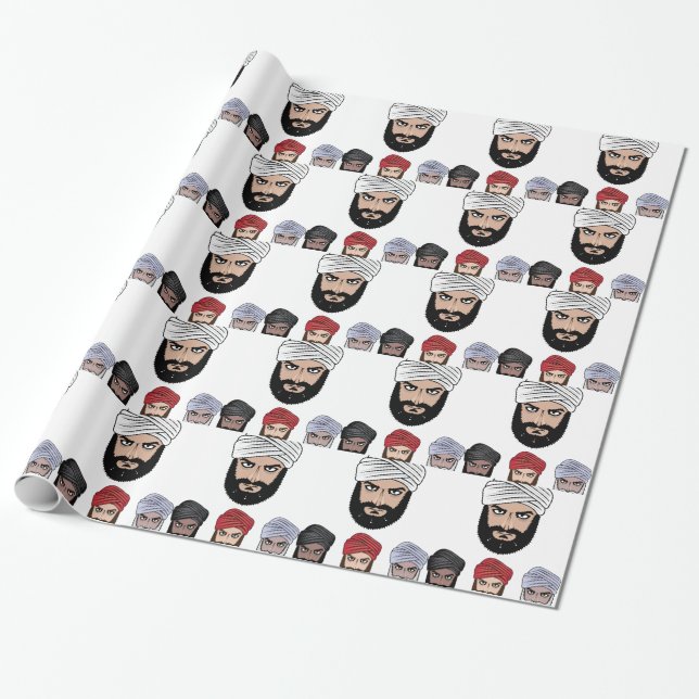 Papier Cadeau Vecteur musulman arabe (Déroulé)