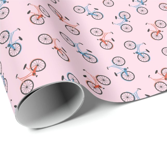 Papier Cadeau Vélos (Coin rond)