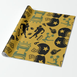 Papier Cadeau Ventilateur américain de football