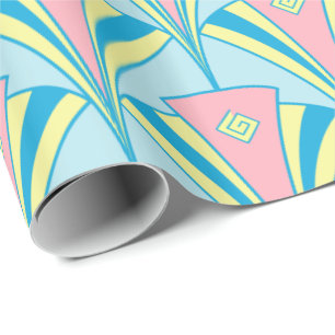 Papier Cadeau Ventilateur Art déco Cadeaux Miami