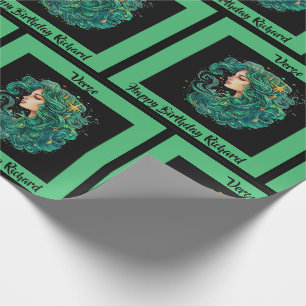 Papier Cadeau Vergo Ajouter un nom Anniversaire Horoscope Cadeau