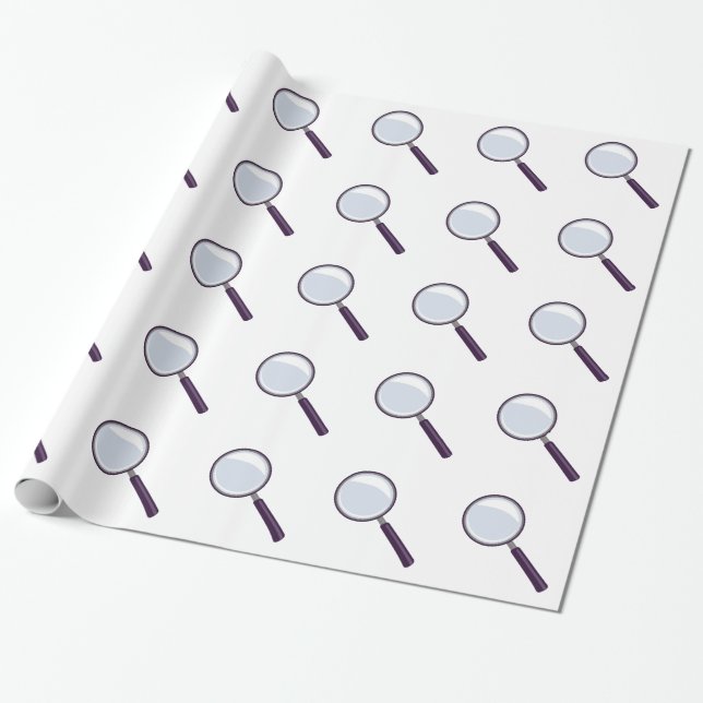Papier Cadeau Verre grossissant (Déroulé)