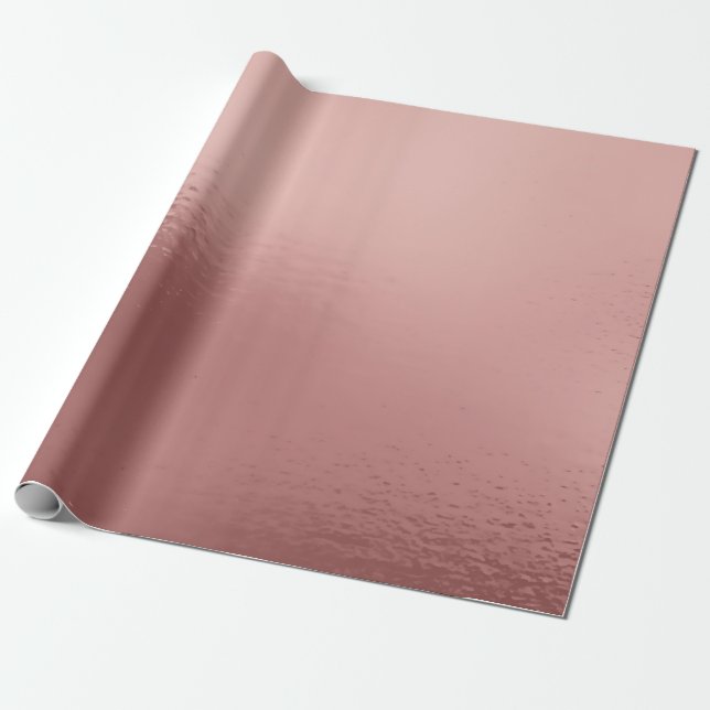Papier Cadeau Verre rose rose or verre brillant (Déroulé)