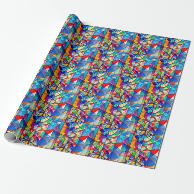 Papier Cadeau Verre Tissé Interminé (Déroulé)