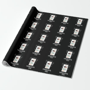 Papier Cadeau Verre trempé mental Funny Cellphone Pun Dark BG