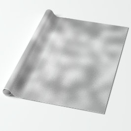 Papier Cadeau Verre urbain gris pâle blanc minimal