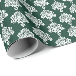 Papier Cadeau Vert chasseur | Papier blanc à enveloppement de Da