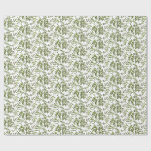 Papier Cadeau vert de printemps