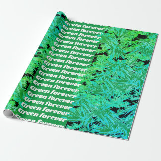 Papier Cadeau Vert pour toujours