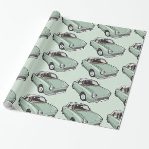Papier Cadeau Vert vert de Nissan Figaro