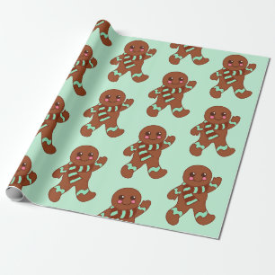 Papier Cadeau Vêtement pain d'épices Cookies Enveloppement papie