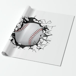 Papier Cadeau Vêtements de baseball - Baseball
