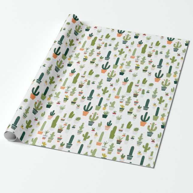 Papier Cadeau Vibes du désert : Papier à enveloppement à thème C (Déroulé)