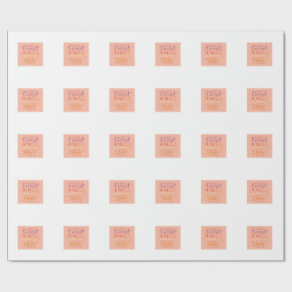 Papier Cadeau Vibrations pour une bonne journée
