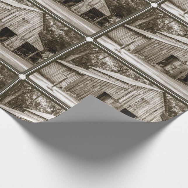 Papier Cadeau Vieille grange (Coin)