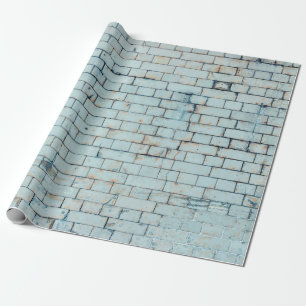 Papier Cadeau Vieux mur de brique blanche sale arrière-plan abst
