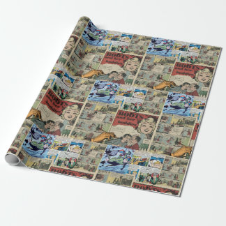 Papier Cadeau Vieux papier d'emballage