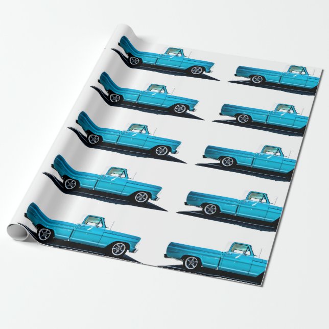 Papier Cadeau Vieux papier d'enlèvement de camion (Déroulé)