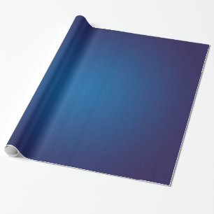 Papier Cadeau Vignette Bleue Profonde Grainée Cool