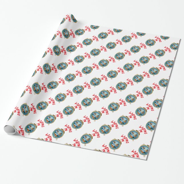 Papier Cadeau Ville d'Oregon (Déroulé)