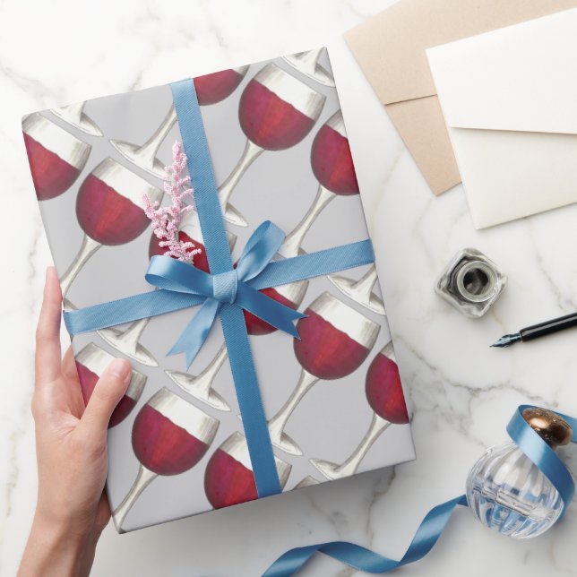 Papier Cadeau Vin Lover Vin Rouge Vin Merlot Cabernet Vin (Cadeaux)
